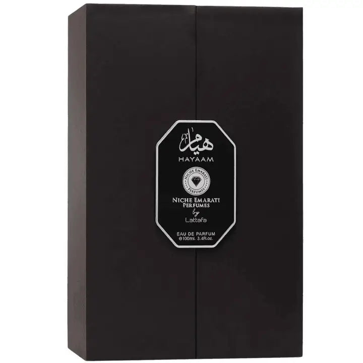 Lattafa Hayaam Niche Emarati 3.4 oz EDP – Amber Woody Unisex