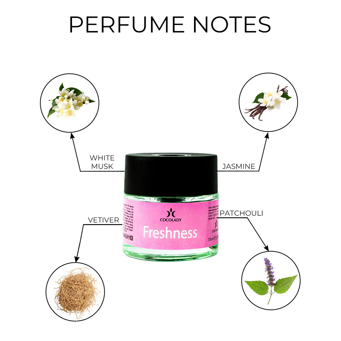 COCOLADY FRESHNESS UNIQUE PERFUME DIFFUSER 2.5 oz