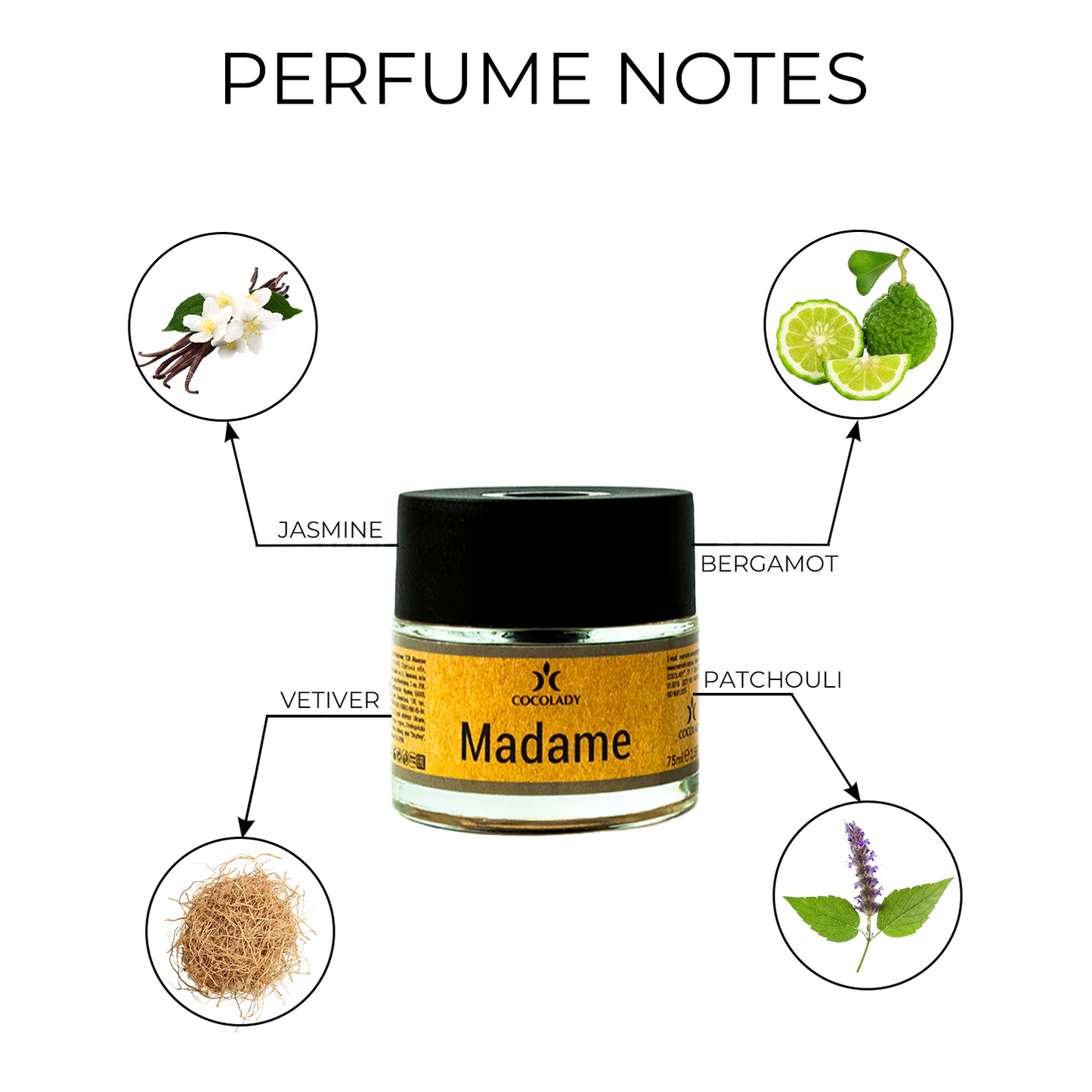 COCOLADY MADAM UNIQUE PERFUME DIFFUSER 2.5 oz