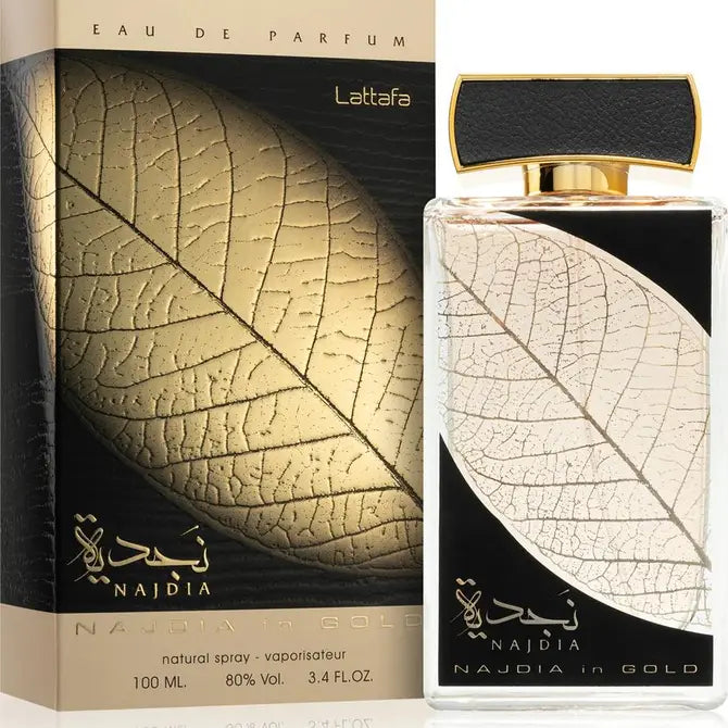 Lattafa Najdia in Gold 3.4 oz / 100 ml Eau de Parfum 