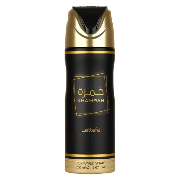 Lattafa Khamrah Perfumed Deodorant Spray – 200 ml / 6.7 oz