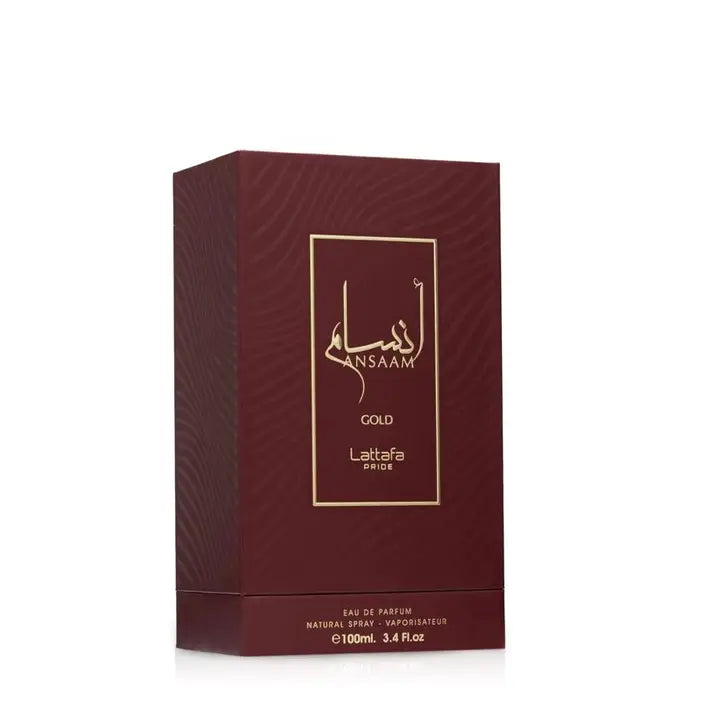 Lattafa Ansaam Gold 3.3 oz EDP Unisex – Fruity Floral Gour