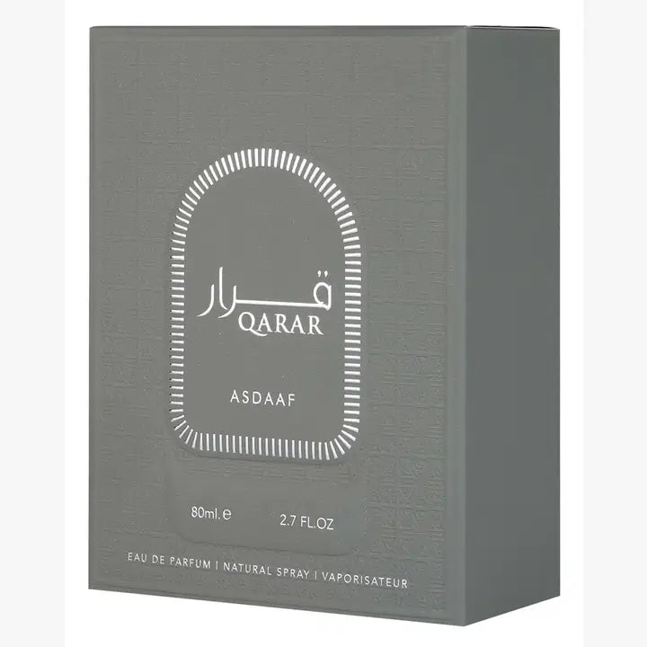 Lattafa Qarar 2.7 oz EDP – Woody Amber Strength Men