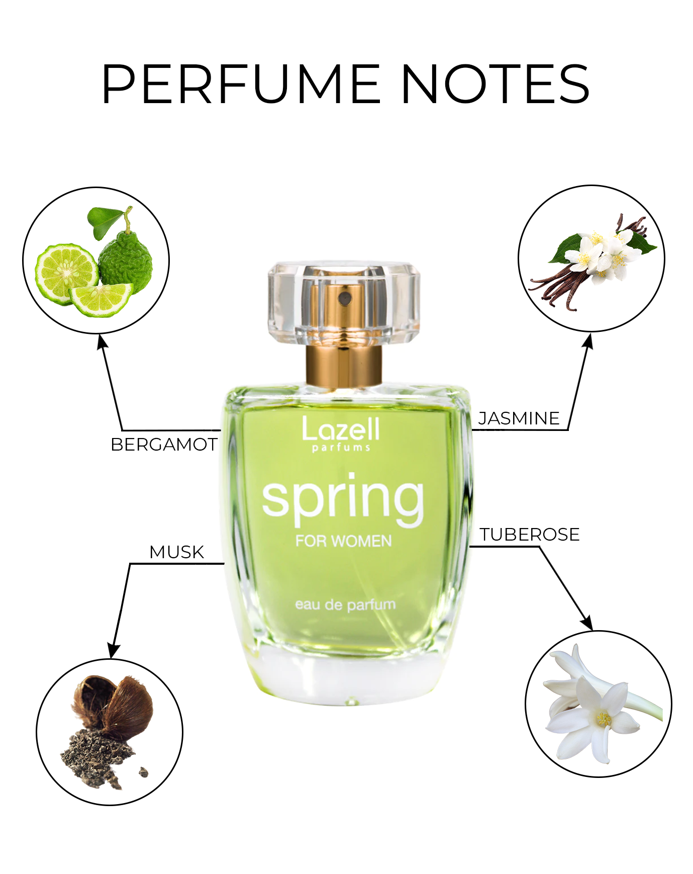 LAZELL SPRING WOMEN EDP 3.4 OZ