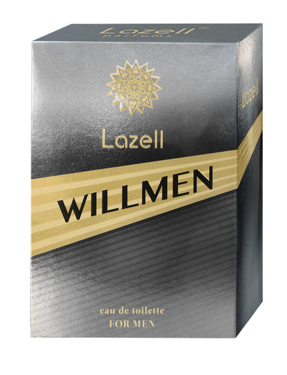 LAZELL WILLMEN FOR MEN EDT 3.4 OZ