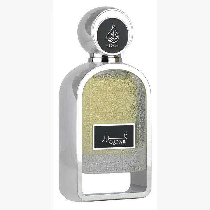 Lattafa Qarar 2.7 oz EDP – Woody Amber Strength Men