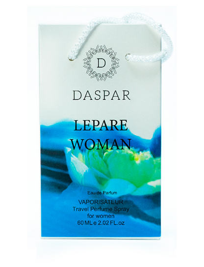 DASPAR LEPARE FOR WOMEN TRAVEL BAG PERFUME SPRAY 2.02 OZ