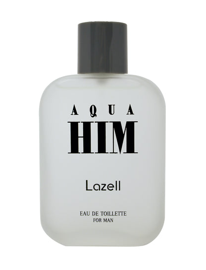 LAZELL AQUA HIM MEN EDT 3.4 OZ